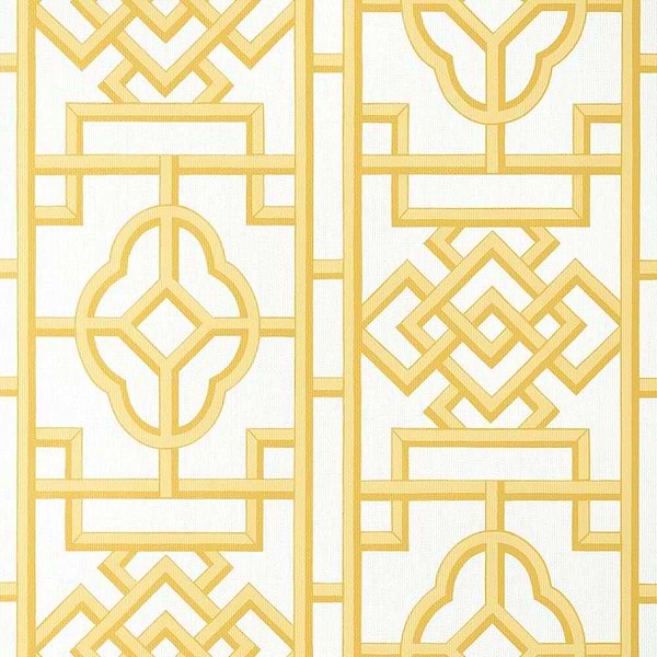 Gateway-Behang-Tapete-Thibaut-Yellow-Rol-T13312-Selected Wallpapers