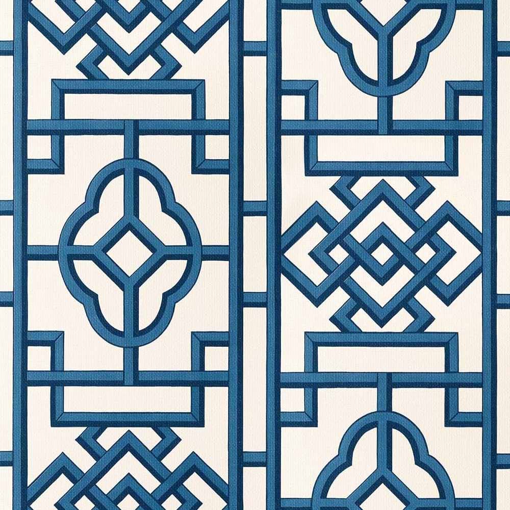 Gateway-Behang-Tapete-Thibaut-Navy-Rol-T13314-Selected Wallpapers