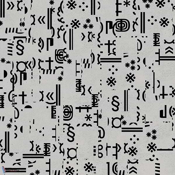 Geroglifici-Behang-Wall & Deco-01-CWC-WDGE2301-Selected Wallpapers