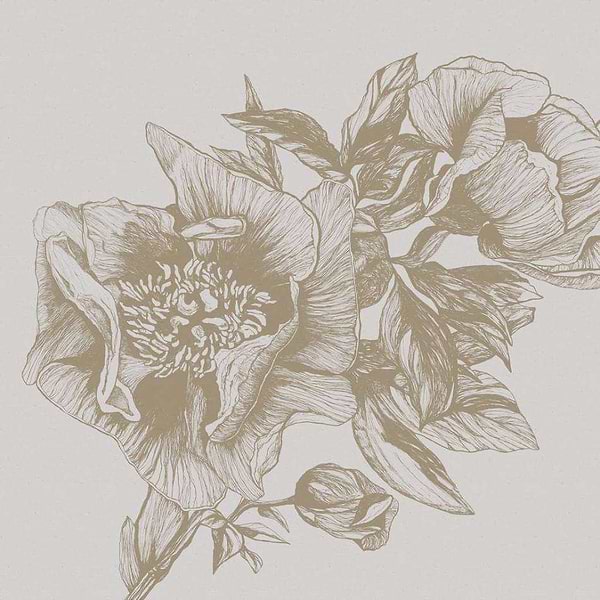 Giant Peonies-Behang-Tapete-Coordonne-Papirus-Non Woven-9500701-Selected Wallpapers