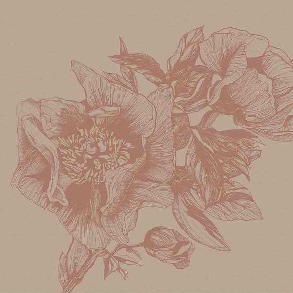 Giant Peonies-Behang-Tapete-Coordonne-Nude-Non Woven-9500702-Selected Wallpapers