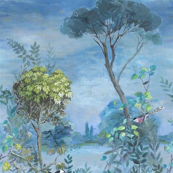 Giardino Segreto-behang-Tapete-Designers Guild-Delft-Set-PDG1057/01-Selected Wallpapers