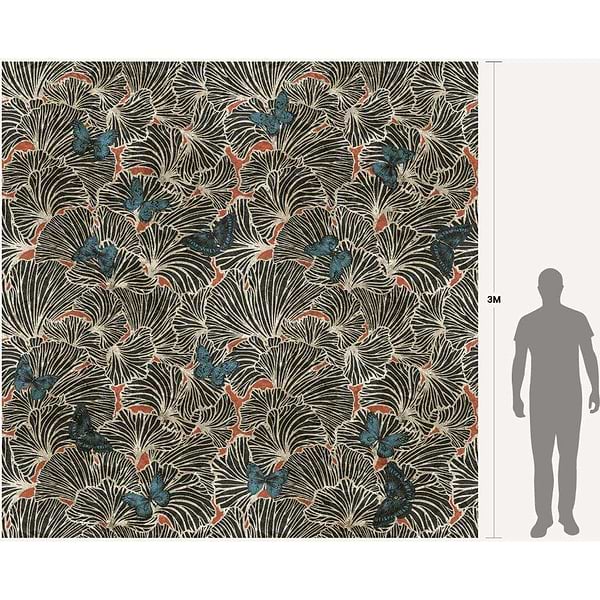 Ginko-behang-Tapete-Inkiostro Bianco-Selected Wallpapers