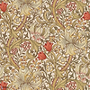 Golden Lily-behang-Tapete-Morris & Co-Biscuit/Brick-Rol-210400-Selected Wallpapers