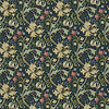Golden Lily stof-Fabric-Tapete-Morris & Co-Midnight/Green-Meter (M1)-DMFPGL204-Selected Wallpapers