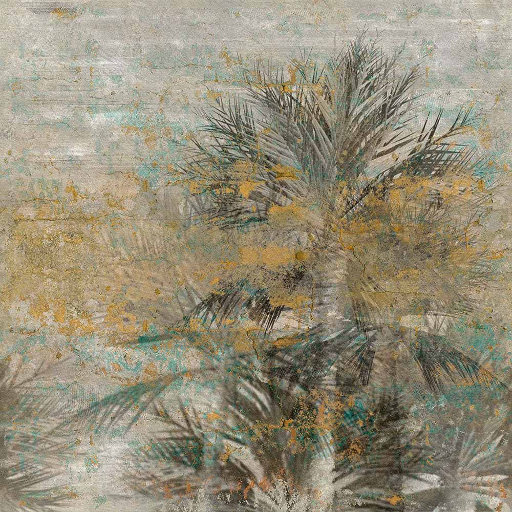 Golden Palm Tapete