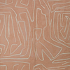 Graffito-behang-Tapete-Kelly Wearstler-Salmon/Cream-Set (A+B)-GWP-3501.117-Selected Wallpapers