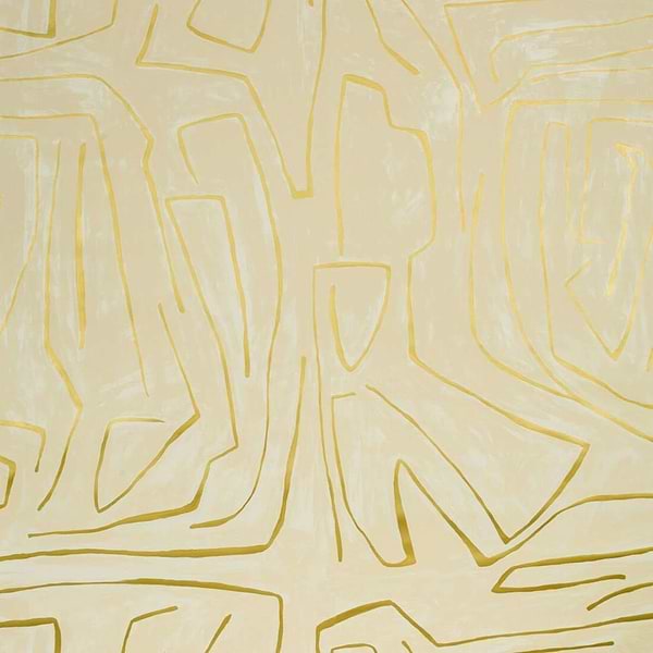 Graffito-behang-Tapete-Kelly Wearstler-Ivory/Gold-Set (A+B)-GWP-3501.140-Selected Wallpapers