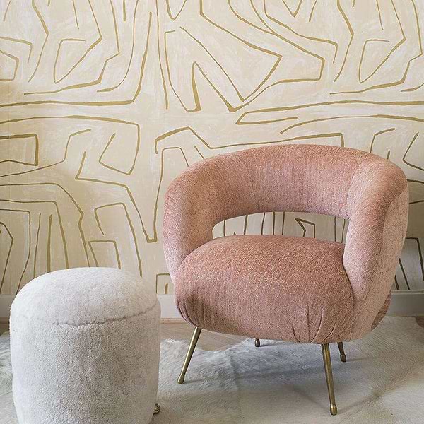 Graffito-behang-Tapete-Kelly Wearstler-Selected Wallpapers