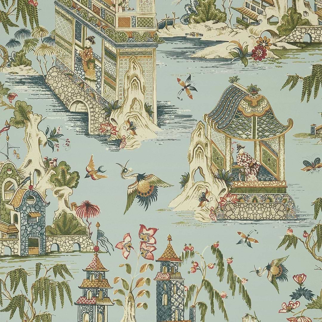 Grand Palace-Behang-Tapete-Thibaut-Mist-Rol-T13617-Selected Wallpapers