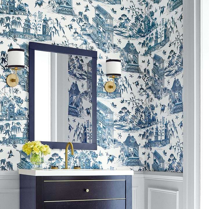 Grand Palace-Behang-Tapete-Thibaut-Selected Wallpapers