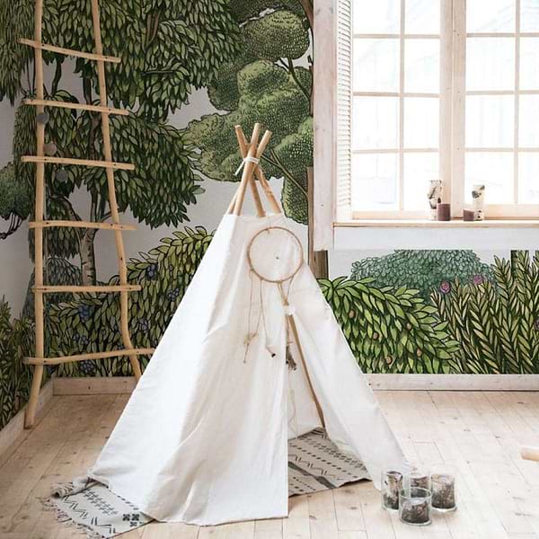 Green Forest-behang-Tapete-Coordonne-Selected Wallpapers