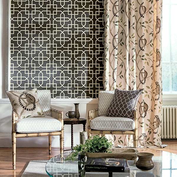 Hampton Trellis-behang-Tapete-Sanderson-Selected Wallpapers