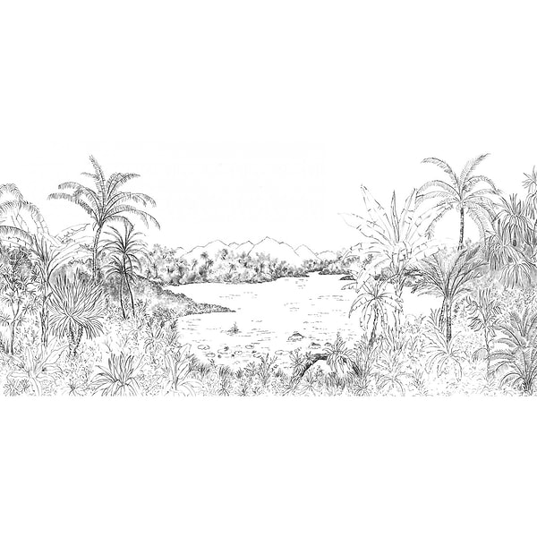 Hanalei-behang-Tapete-Les Dominotiers-Selected Wallpapers