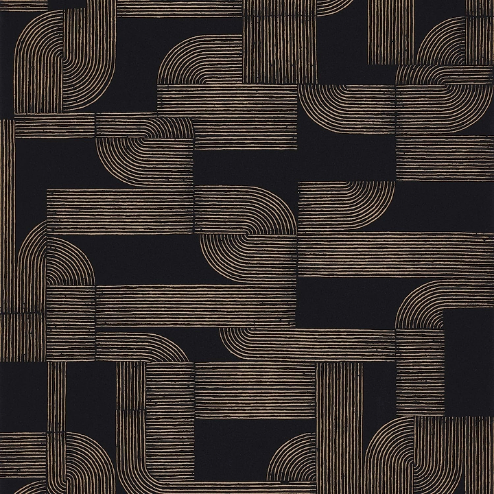 Hector-Behang-Tapete-Casamance-Noir-Rol-75701936-Selected Wallpapers