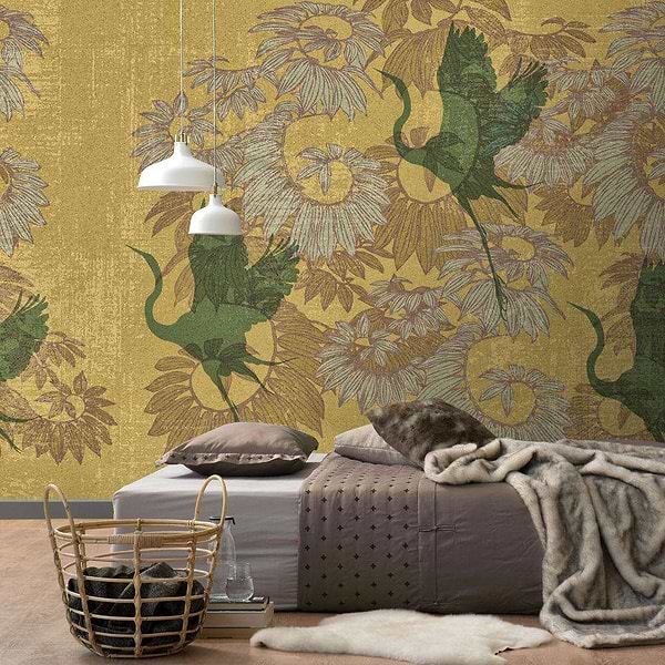 Helike-behang-Tapete-Inkiostro Bianco-Selected Wallpapers