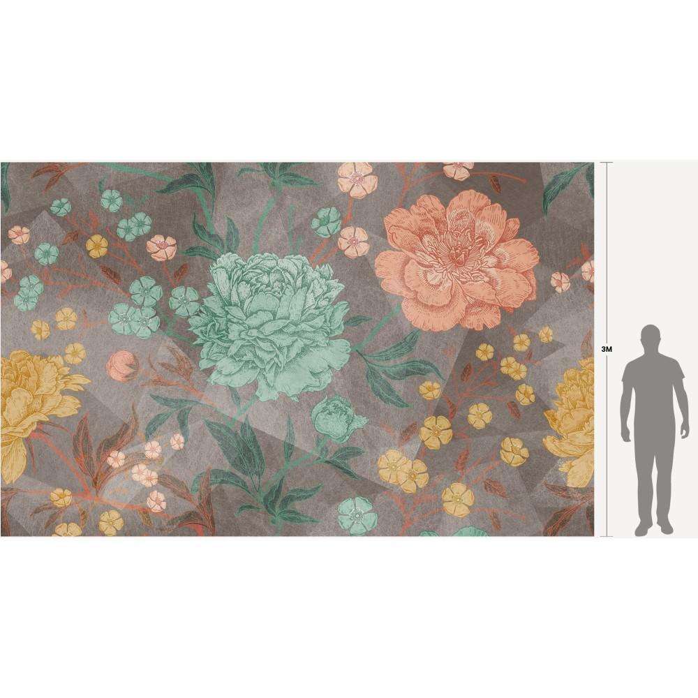 Herbarium-behang-Tapete-Inkiostro Bianco-Selected Wallpapers