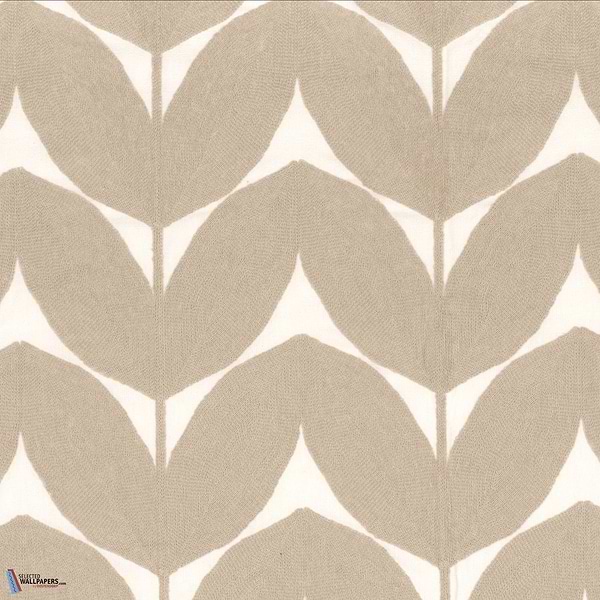 Herbes Folles stof-Fabric-Tapete-Casamance-Beige-Meter (M1)-41330238-Selected Wallpapers