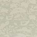 Heron & Lotus Flower-behang-Tapete-GP&J Baker-Aqua-Rol-BW45089.3-Selected Wallpapers