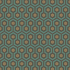 Hicks' Hexagon-behang-Tapete-Cole & Son-Teal-Rol-95/3018-Selected Wallpapers