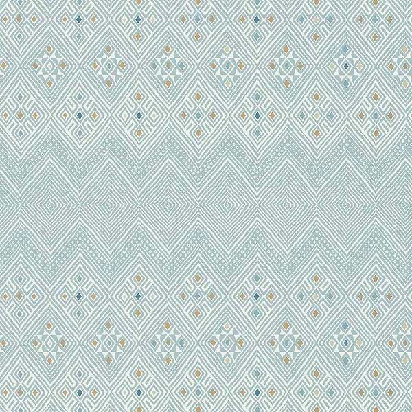 High Plains-Behang-Tapete-Thibaut-Spa Blue-Rol-T13229-Selected Wallpapers