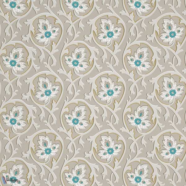 Hoja-behang-Tapete-Little Greene-Cool Arbour-Rol-0263HOCOOLA-Selected Wallpapers
