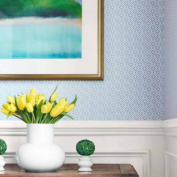 Holiday Trellis-Behang-Tapete-Thibaut-Selected Wallpapers