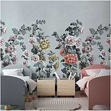 Holly Hock-behang-Tapete-Les Dominotiers-Selected Wallpapers