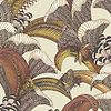 Hoopoe Leaves-Behang-Cole & Son-Stone-Rol-119/1004-Selected Wallpapers