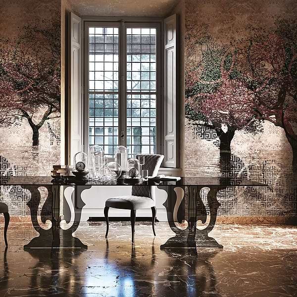 Hydra-behang-Tapete-Inkiostro Bianco-Selected Wallpapers