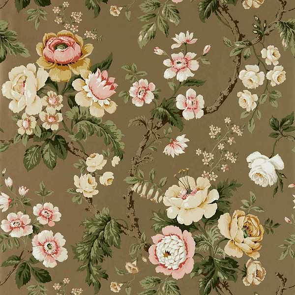 Hykenham-behang-Tapete-Sanderson-Gold Metallic/Rose-Rol-217042-Selected Wallpapers