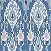 Ikat Bokhara-behang-Tapete-GP&J Baker-Indigo-Rol-BW45090.2-Selected Wallpapers