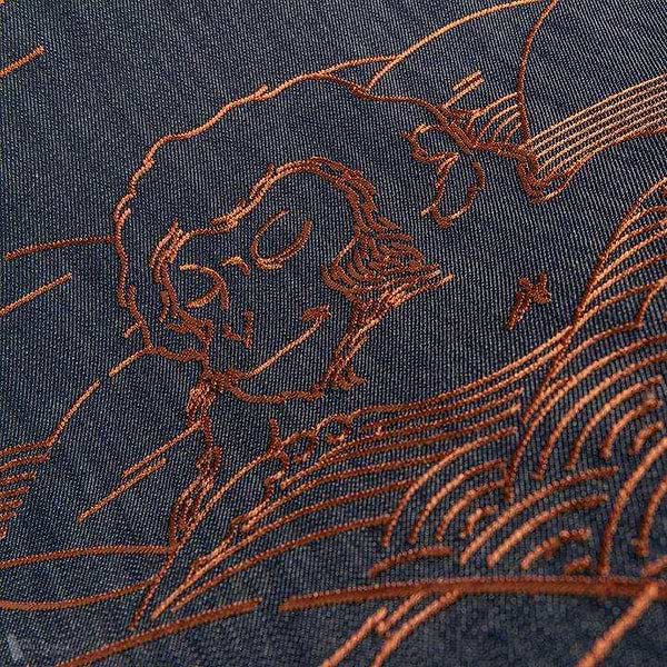 Indigo Macaque-behang-Tapete-Moooi-Selected Wallpapers