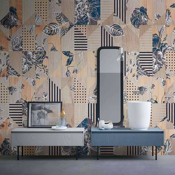 Innesto | Fiber Glass-behang-Tapete-Inkiostro Bianco-Selected Wallpapers