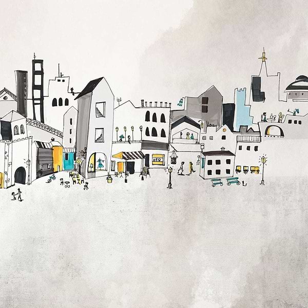 Invisible City-Behang-Tapete-INSTABILELAB-01-Vinyl New Middle-InvisibleCity01-Selected Wallpapers