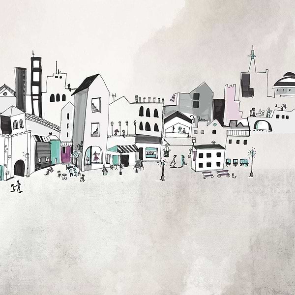 Invisible City-Behang-Tapete-INSTABILELAB-02-Vinyl New Middle-InvisibleCity02-Selected Wallpapers