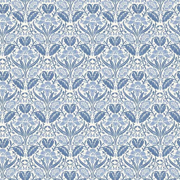 Iris Meadow-Behang-Tapete-GP&J Baker-Blue-Rol-BW45101.5-Selected Wallpapers