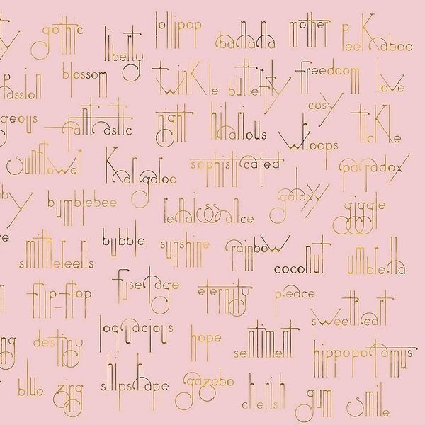 Isabelita Virtual - Beautiful Words-Behang-Tapete-Coordonne-Selected Wallpapers