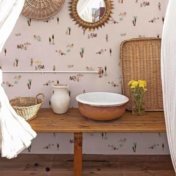 Isabelle Feliu - One day at the Beach-Behang-Tapete-Coordonne-Selected Wallpapers