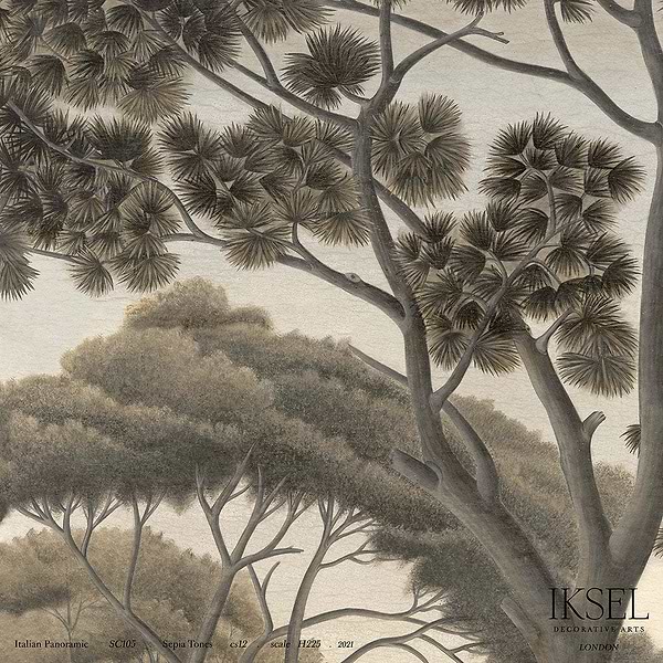 Italian Panoramic-behang-Iksel-Sepia Tones-225 cm-SC105_CS12-Selected Wallpapers