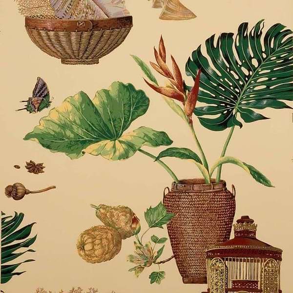 Jamaica-behang-Tapete-Boussac-Yellow-W4928002-Selected Wallpapers