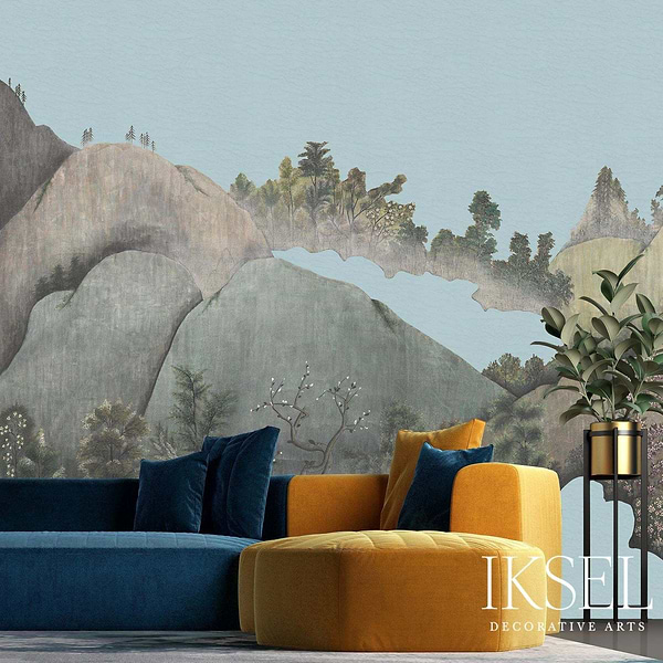 Japanese Mountains-Behang-Iksel-Selected Wallpapers