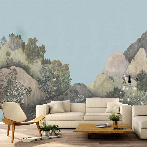 Japanese Mountains-Behang-Iksel-Selected Wallpapers