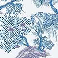 Jardin Dasie-behang-Tapete-Isidore Leroy-Blanc bleu-Rol-06240506-Selected Wallpapers