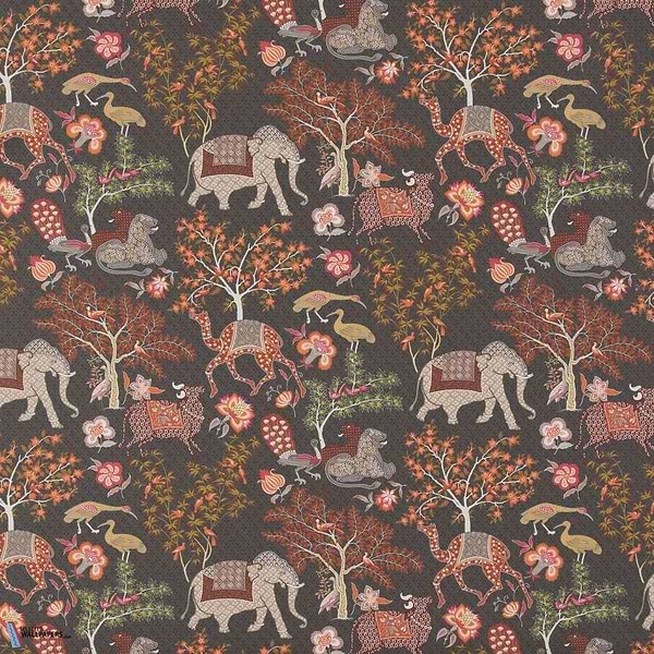 Jardin de Mysore-behang-Tapete-Pierre Frey-Brun-Meter (M1)-FP310004-Selected Wallpapers