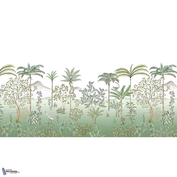 Jardin des Oiseaux-behang-Tapete-Isidore Leroy-Selected Wallpapers