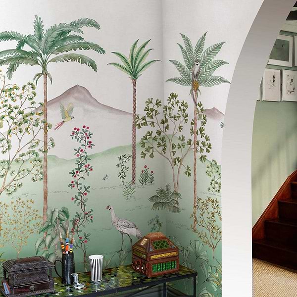 Jardin des Oiseaux-behang-Tapete-Isidore Leroy-Selected Wallpapers