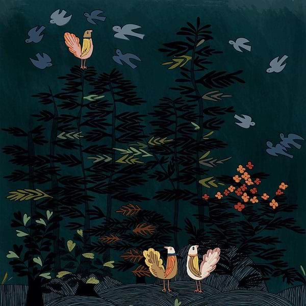 Jardin imaginaire-behang-Tapete-Elitis-Selected Wallpapers