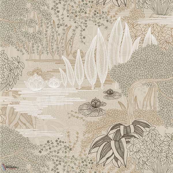 Jasmin-Behang-Tapete-Casamance-Grege-Rol-75680100-Selected Wallpapers