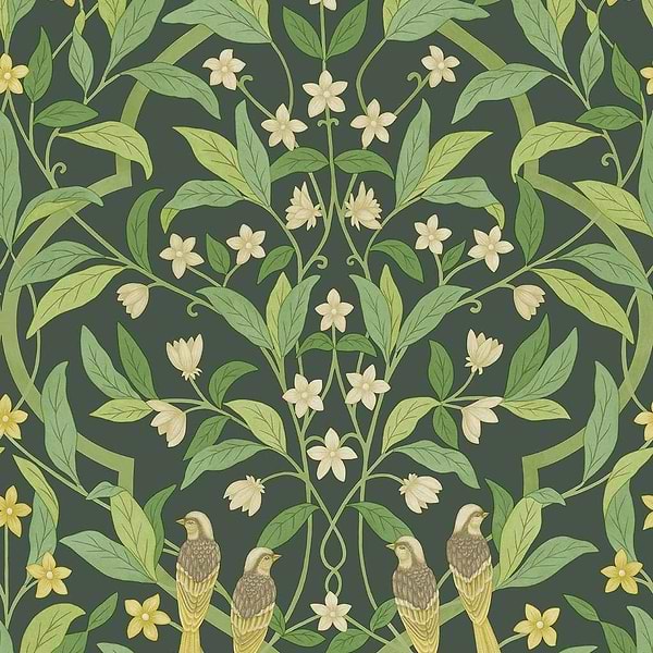 Jasmine & Serin Symphony-behang-Tapete-Cole & Son-Yellow-Rol-117/10029-Selected Wallpapers